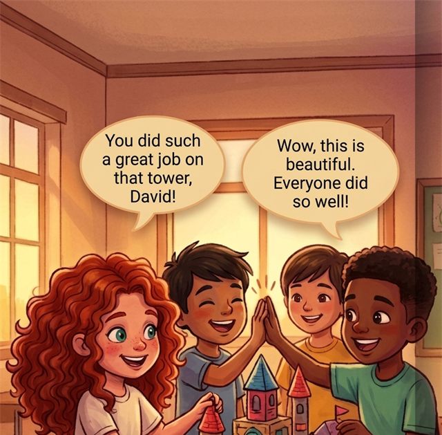 Dawn cheering, you did such a great job on that tower, David!